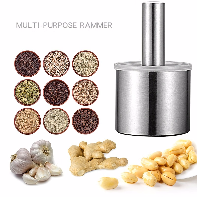Stainless steel mini mortar and pestle