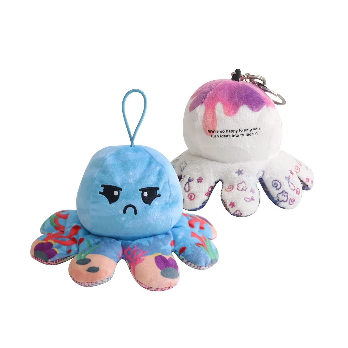 Small Reversible Octopus Plush Toy 1