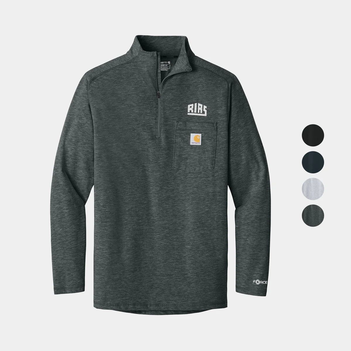 Carhartt Force® 1/4-Zip Long Sleeve T-Shirt 1