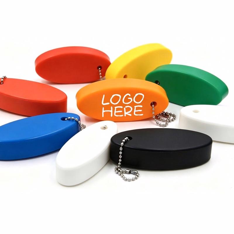 3*1 Inch Oval PU Key Tag