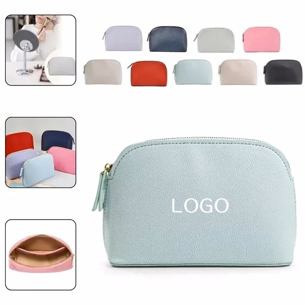 Leather Travel Cosmetic Case