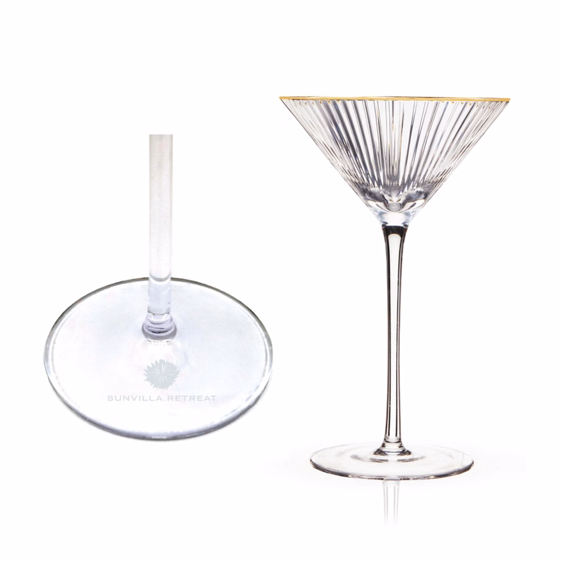 Viski® Meridian Martini Glass, set of 2