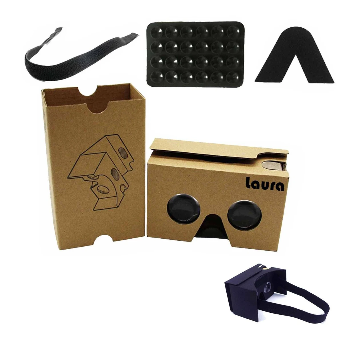 Carton VR Virtual Reality 3D Glasses 1