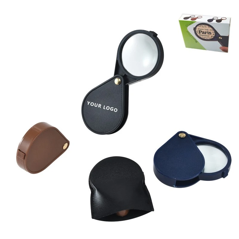 Pocket PU Leather Foldable Magnifier 1