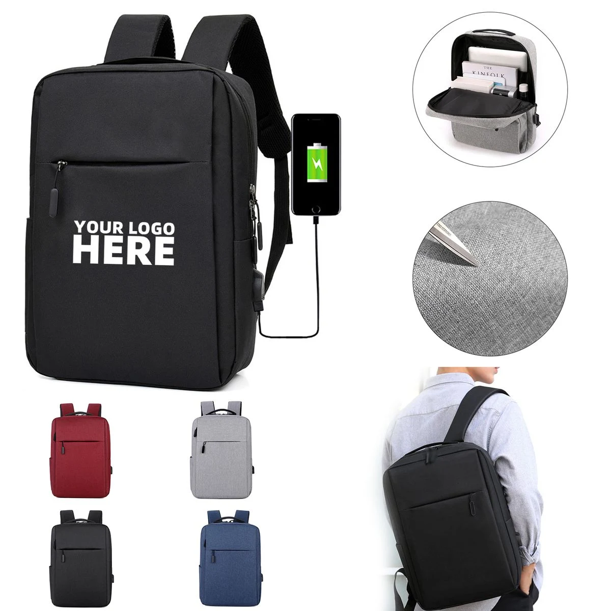 15.6 Inch Laptop Backpack 1