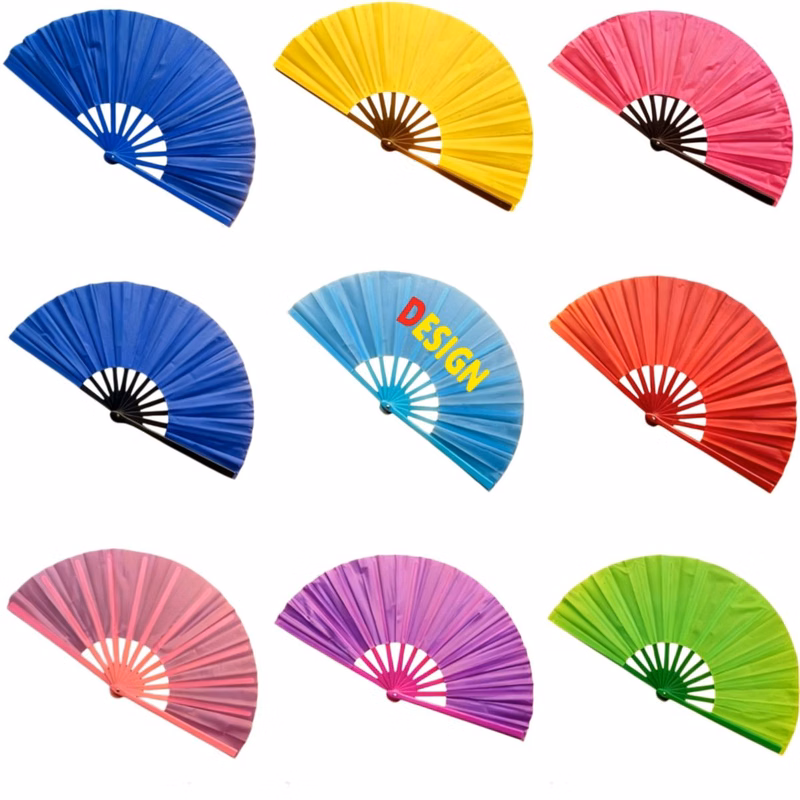 Portable Plastic Ribbed Folding Hand Fan
