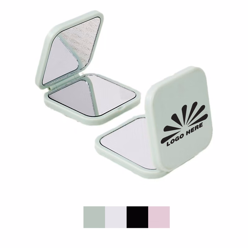Customizable Logo Portable Flip Makeup Mirror