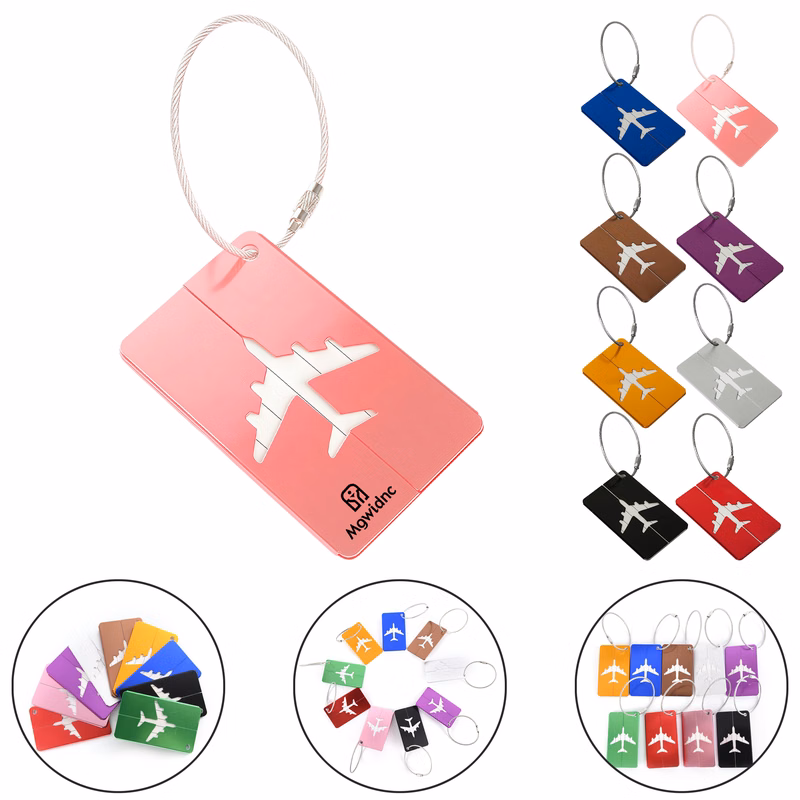 Aluminum Luggage Tag for Suitcases