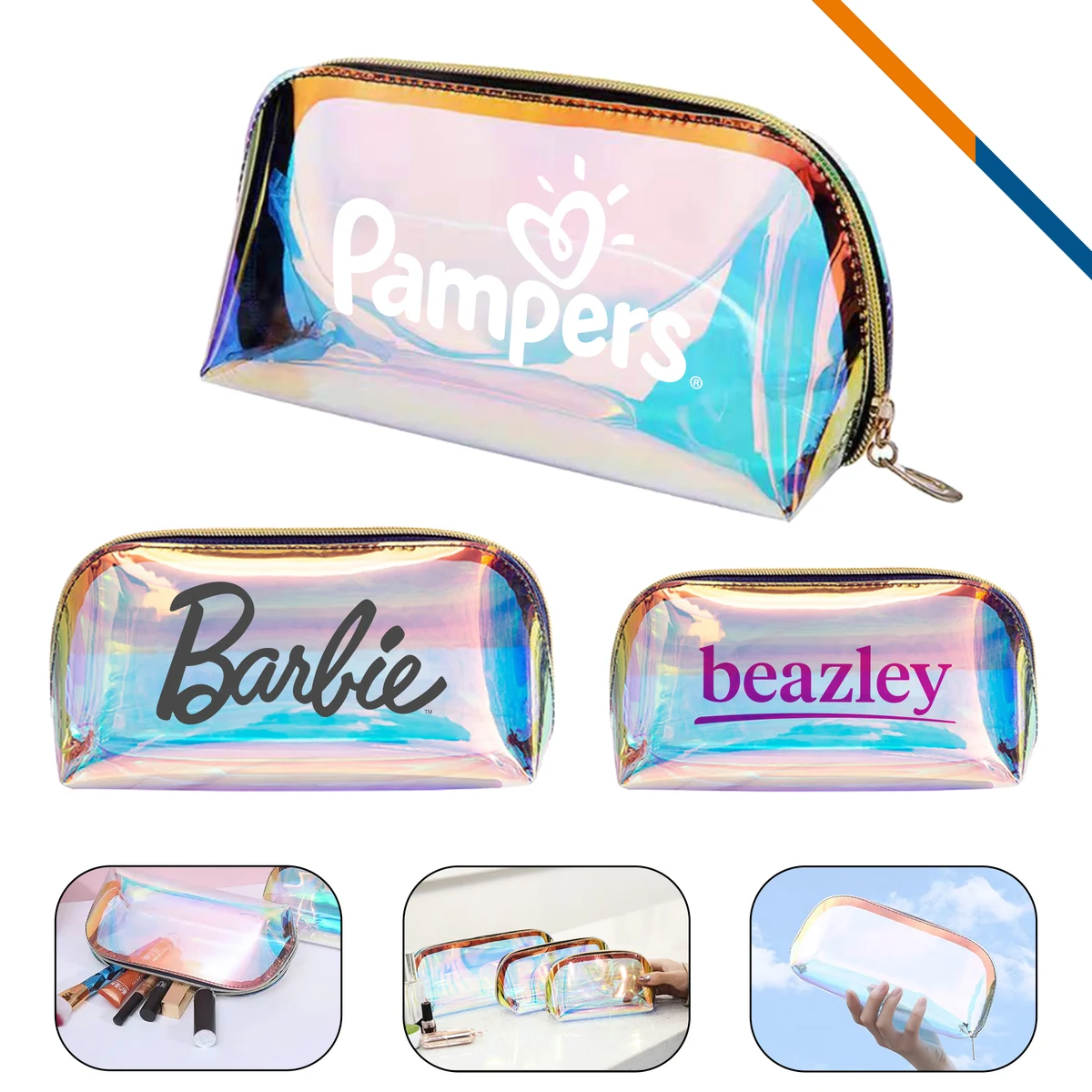 Capit Stylish Clear Cosmetic Bag 1