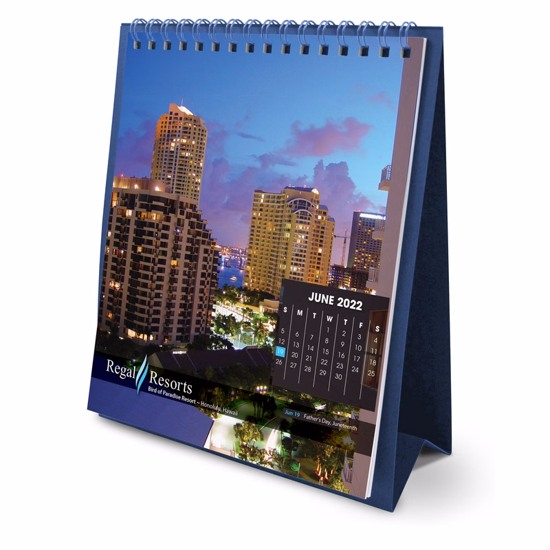 Flip Calendar w/Custom Photos (Tall)