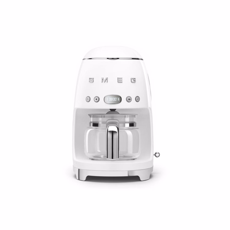SMEG Drip-Filter Coffee Machine - White Glossy