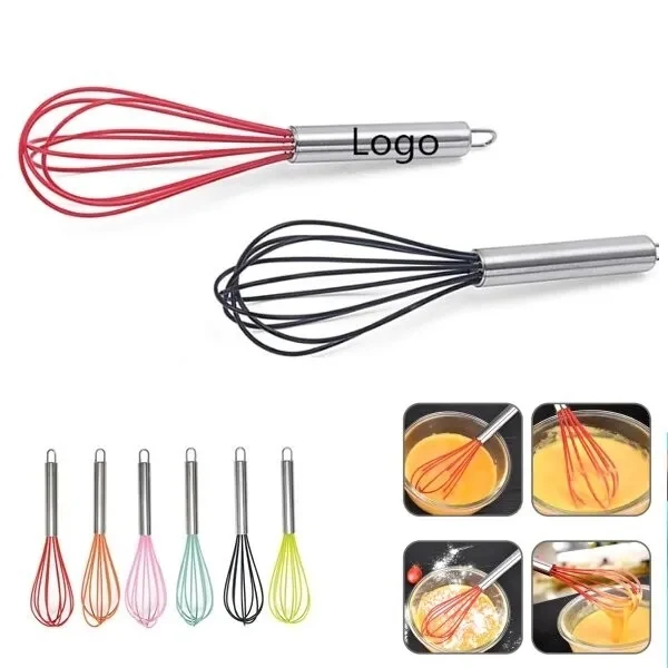 Silicone Balloon Wire Whisk Kitchen Tool 1