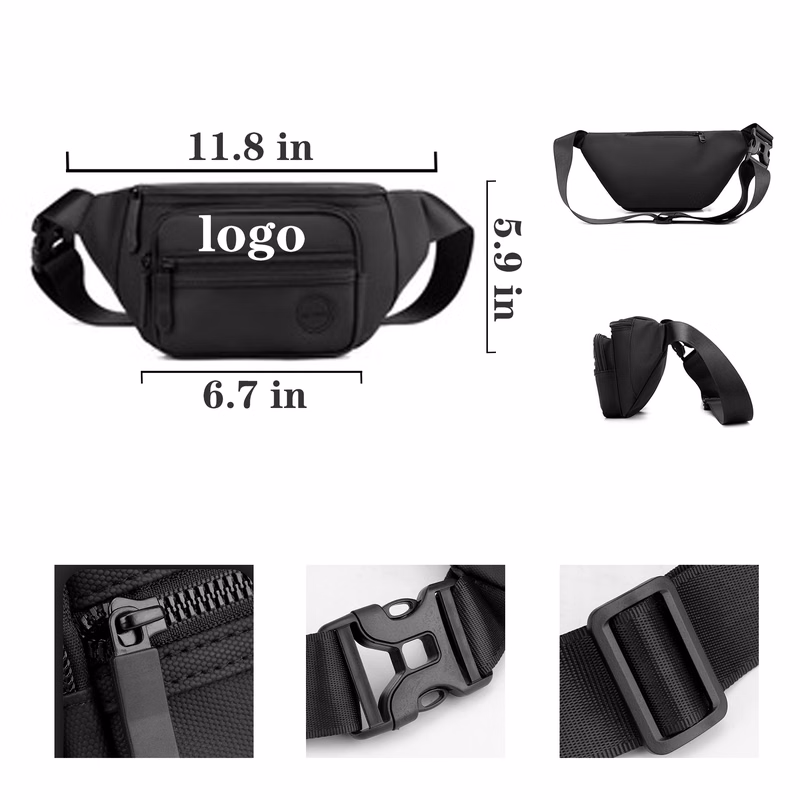 Customizable large capacity minimalist single shoulder crossbody bag