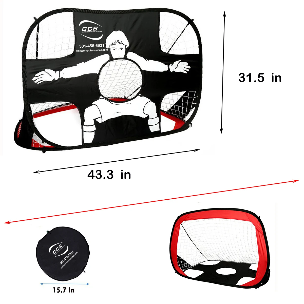 Beginners practice Soccer Net 1