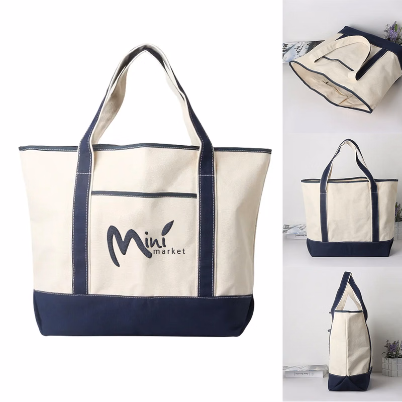 Pinnacle Embroidery Canvas Tote Bag