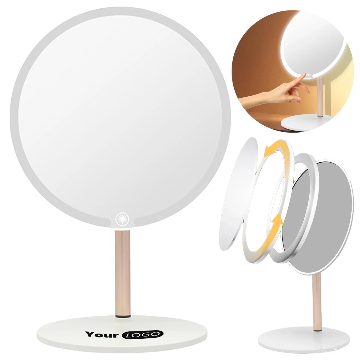 Abs Desktop Supplementary Makeup Mirror 1