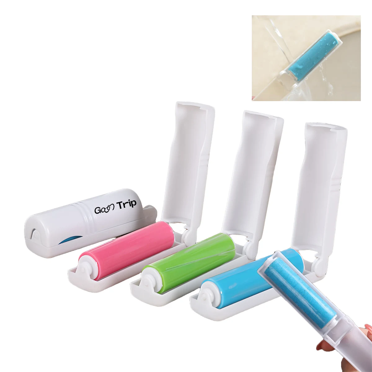 Foldable And Washable Clothing Lint Roller 1