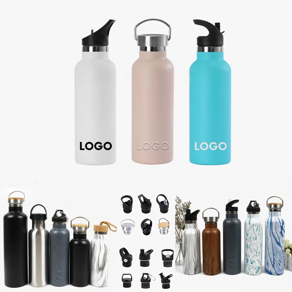 24Oz 304 Stainless Steel Vacuum Outdoor Sports Thermos Cup 1
