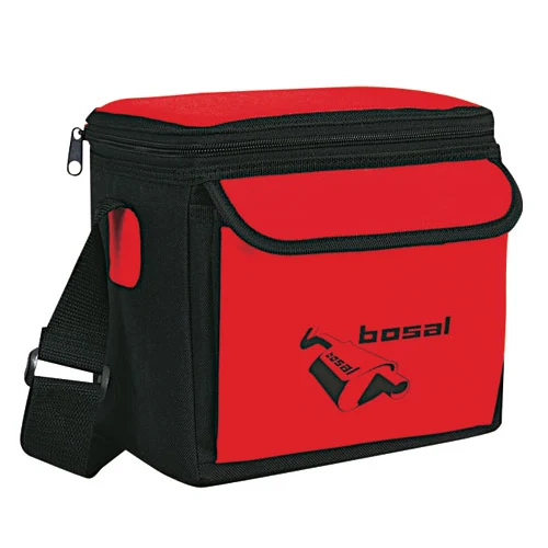 Color-Block Insulated 6 Pack Cooler, custom cooler bag with logo imprint 1