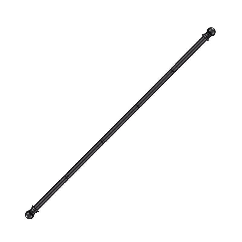 8' Flagpole with Ball Top Crown on both ends