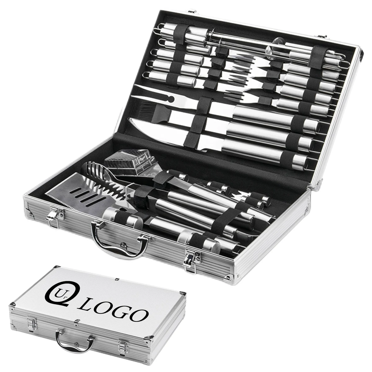 26-Piece Barbecue Tool Set W/Aluminum Case 1