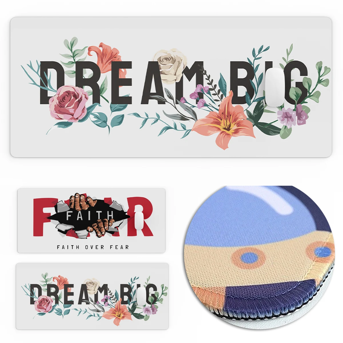 Office Desk Mouse Pad Custom MOQ 100PCS 1