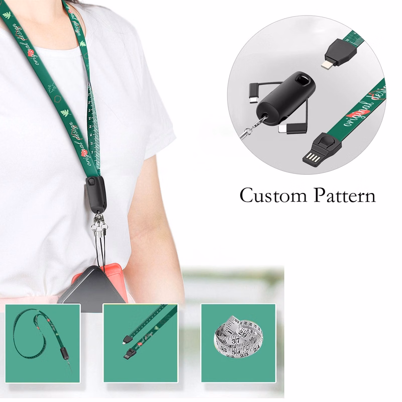 Multi Functional Phone Charging Ruler Replacement Neck Strap