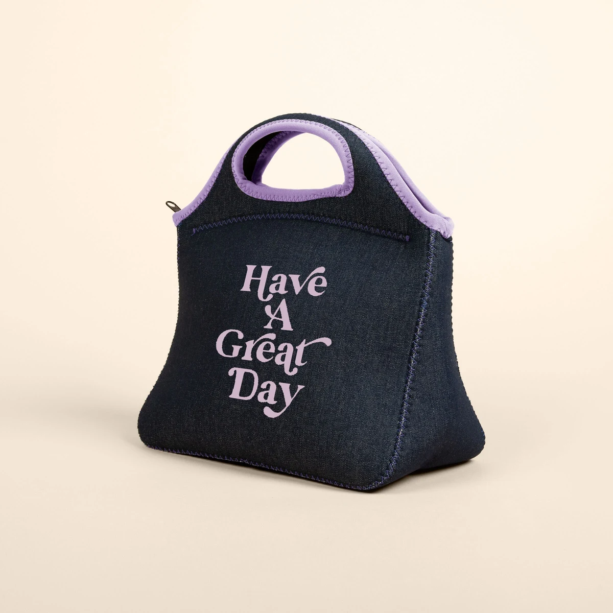 GRAN KLUTCH - DENIM NEOPRENE LUNCH BAG 1