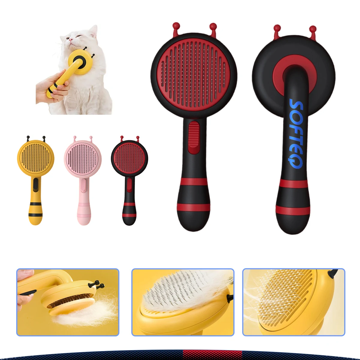 Honeybee Pet Grooming Brush 1