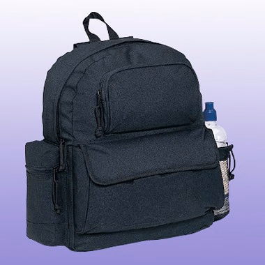 BACKPACK WITH BOTTLE HOLDER