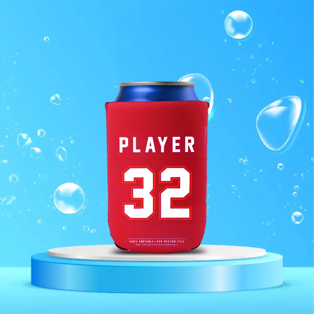 Sublimation Neoprene Magnetic Can Coolers 1