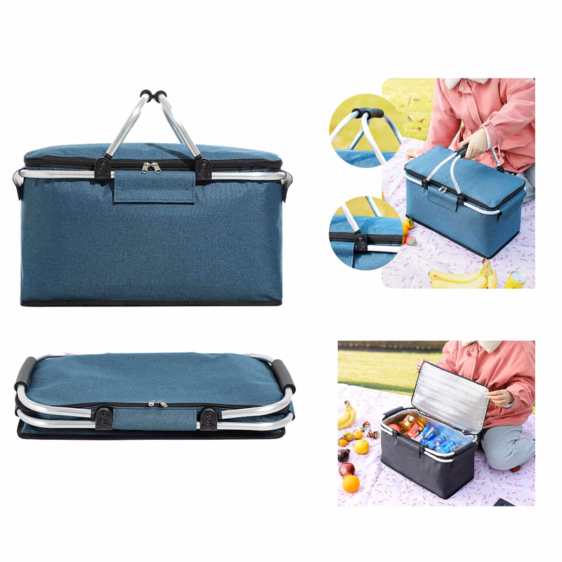 Foldable Insulated Picnic Basket