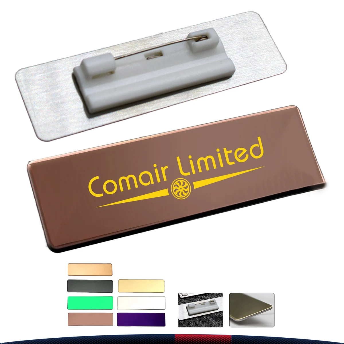 Stainless Steel Name Tag 1