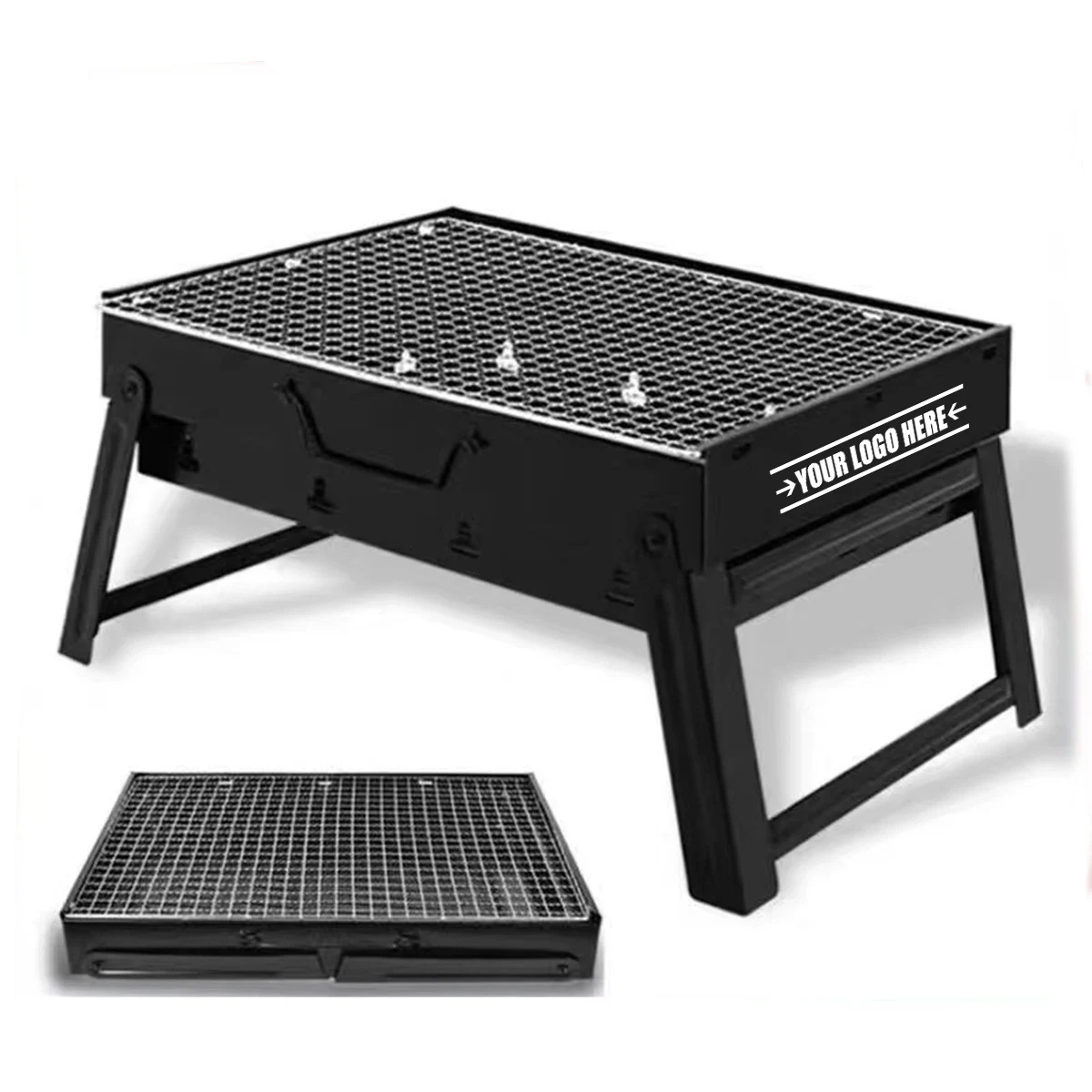 Folding Portable Barbecue Charcoal Grill 1