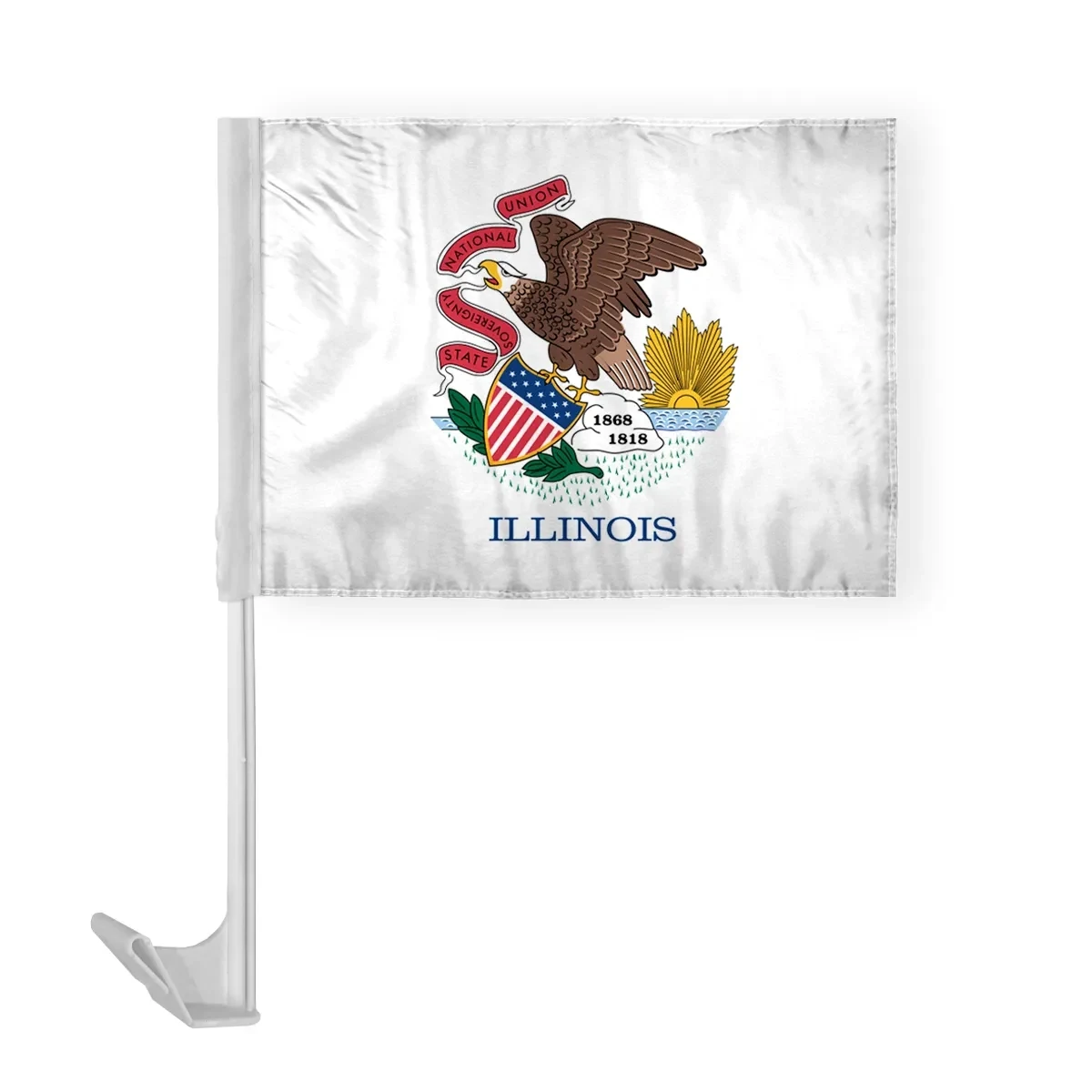 12"x16" & 10.5"x15" Illinois Car Flags 1