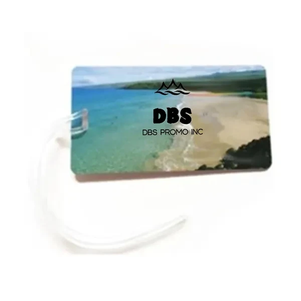 Durable Hard PVC Luggage Tag - Identify Your Bags with Style 1