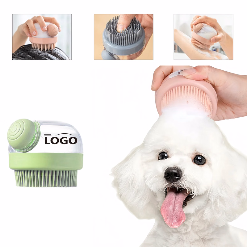 Shampoo Comb For Bath Or Pet Bathing Brush Mas Free Shipping