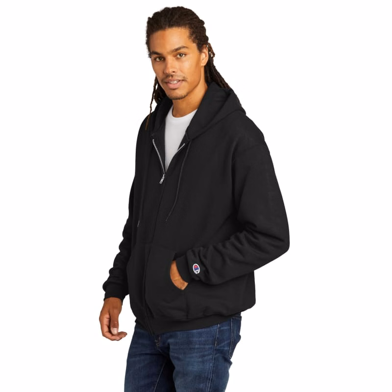 Champion Powerblend Full-Zip Hoodie.