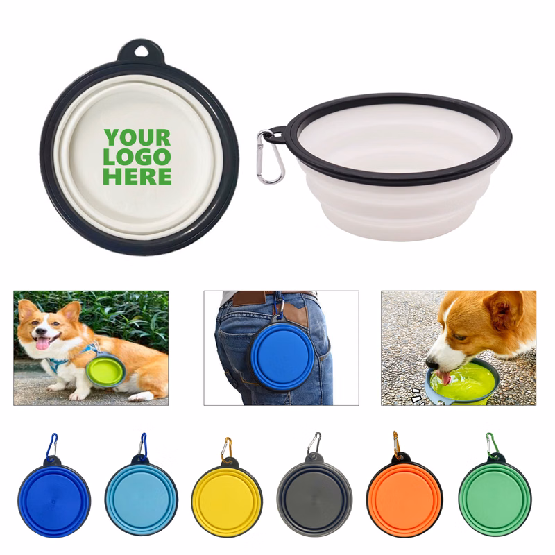 Foldable 12oz TPE Dog Bowl for Pets