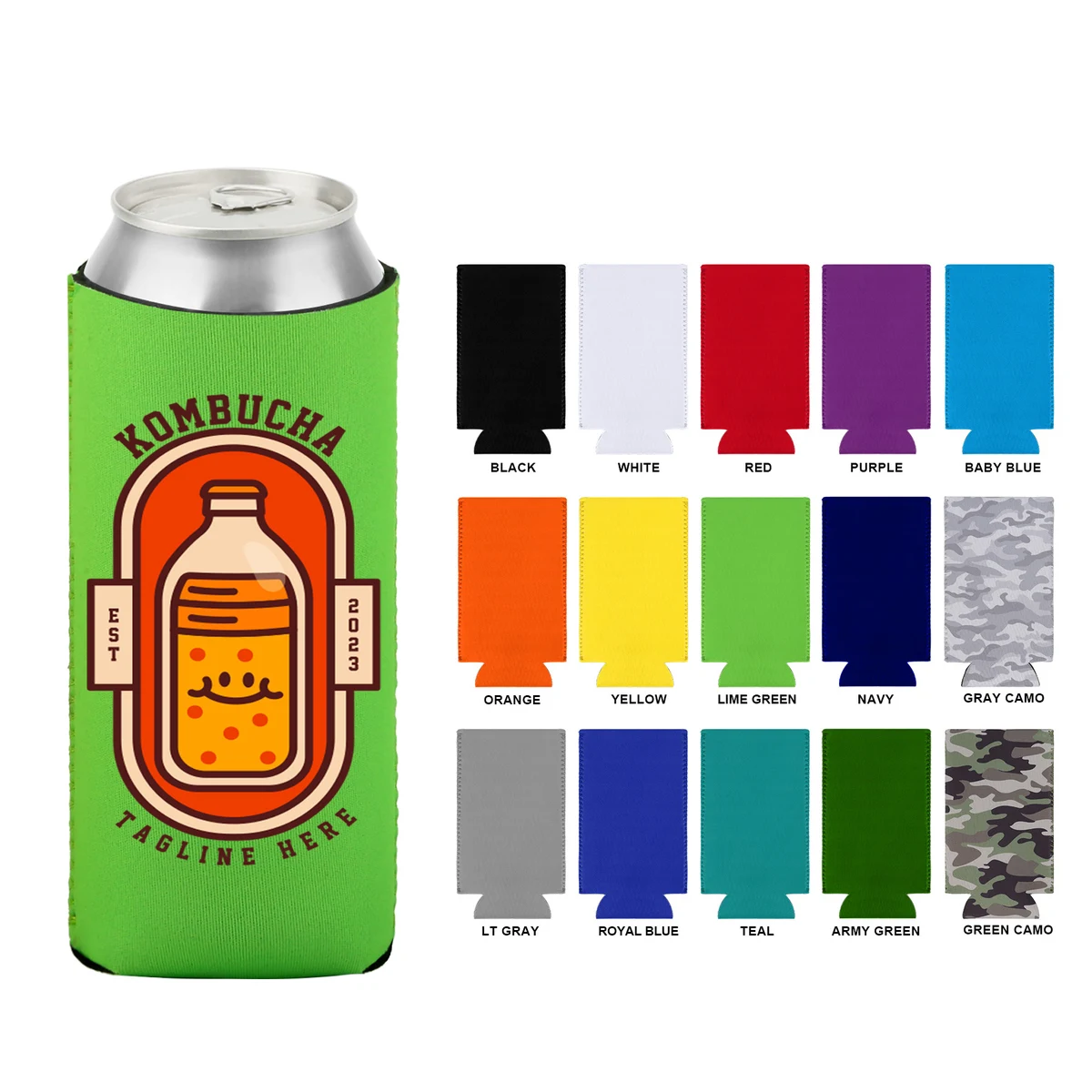 16Oz Tall Boy Can Cooler 1