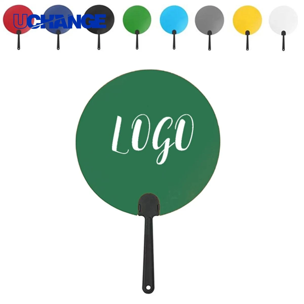 Round Plastic Hand Fan Tool 1