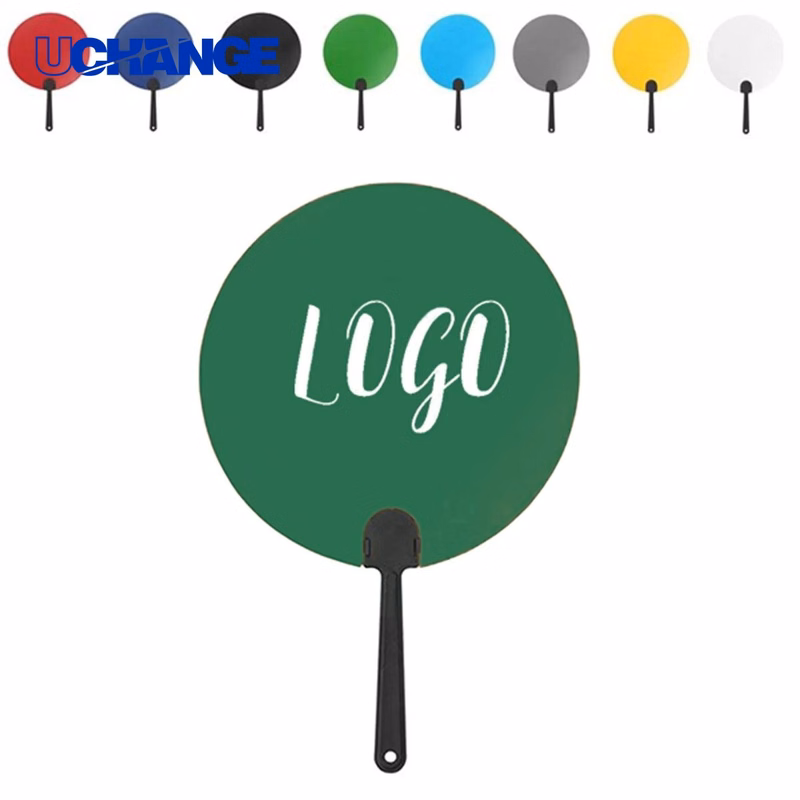 Round Plastic Hand Fan Tool