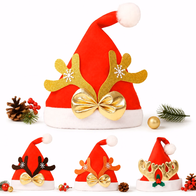 Children'S Reindeer Holiday Hat