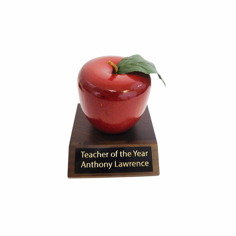 Apple Trophy with Custom Imprint