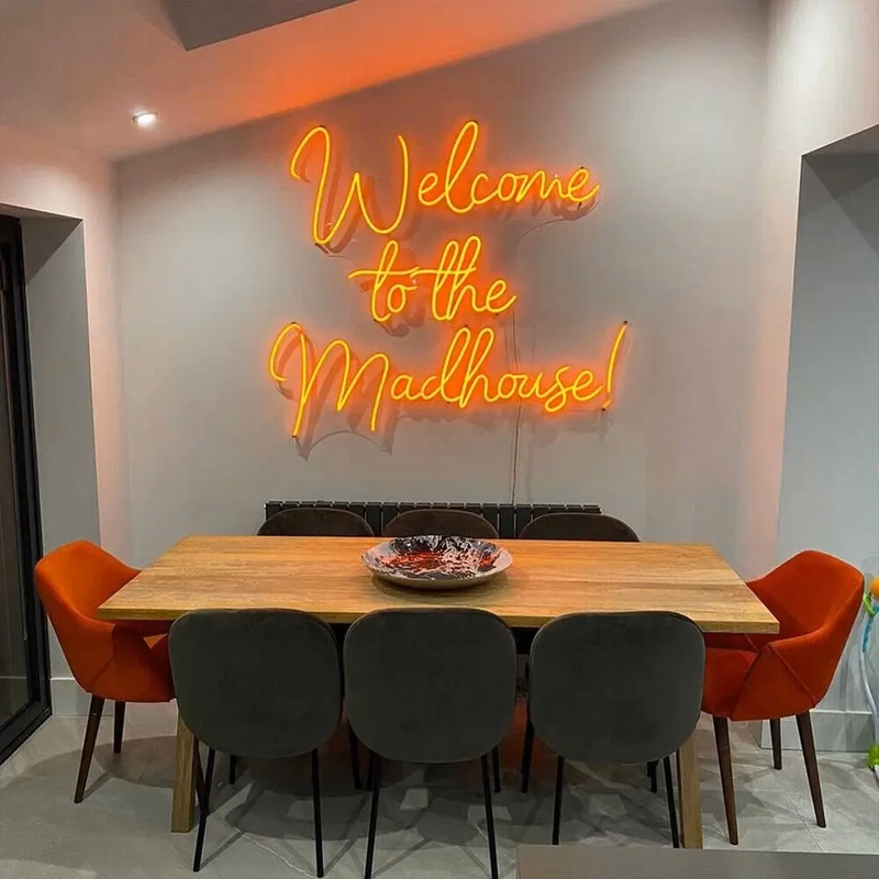NeonBender Multicolor Custom Neon Sign with Acrylic Backing