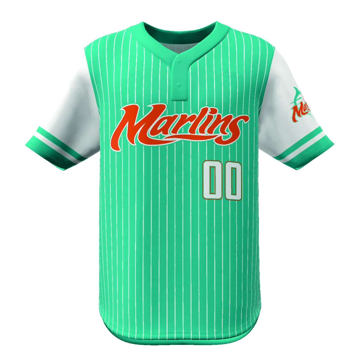 Breeze 2-Button Baseball Jersey 1