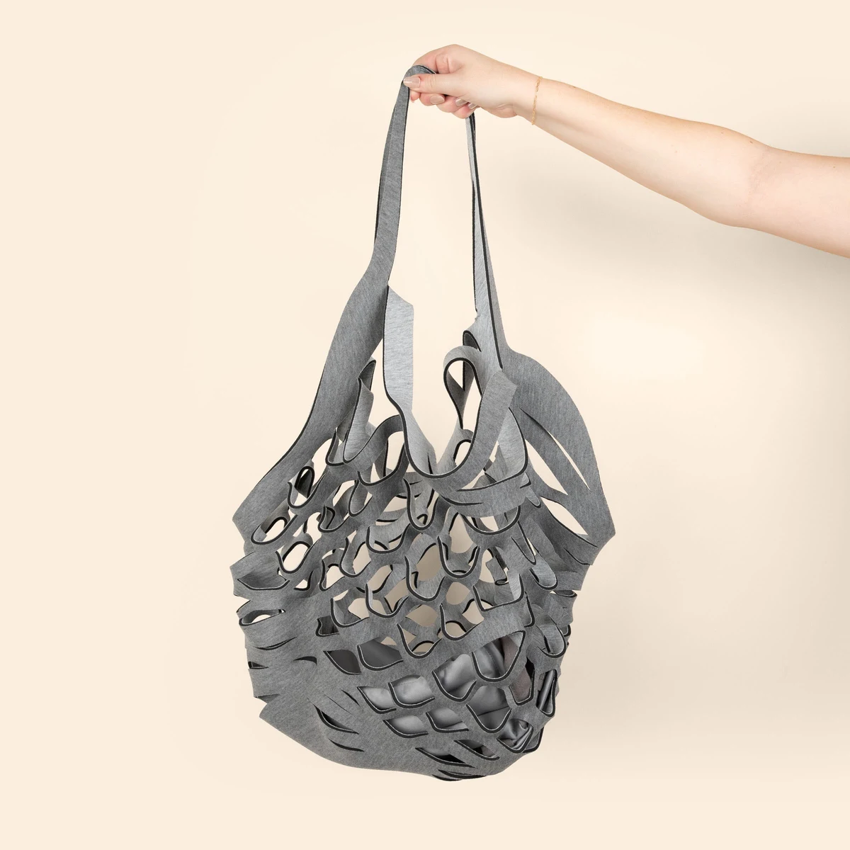 SEASIDE TOTE - HEATHERED JERSEY KNIT NEOPRENE 1