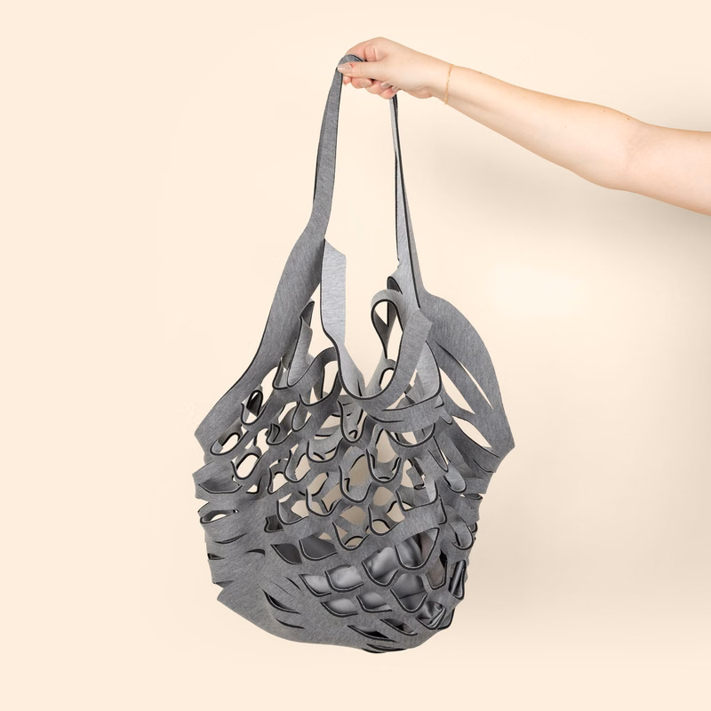 SEASIDE TOTE - HEATHERED JERSEY KNIT NEOPRENE