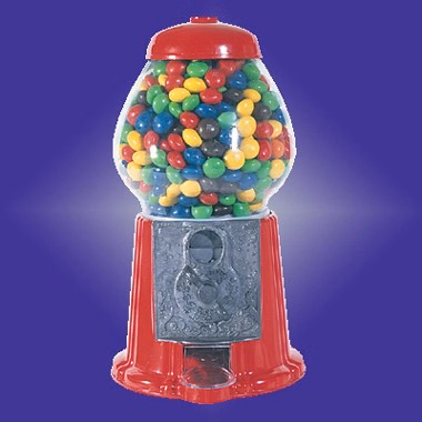 11 1/2" H DIE CAST IRON GUMBALL MACHINE