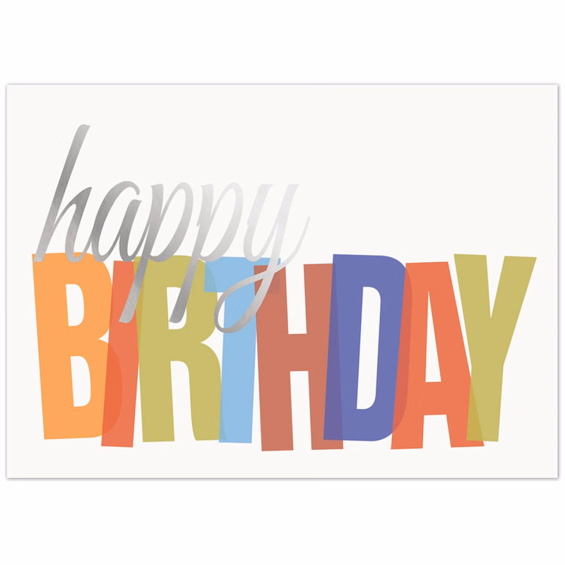 Bold Birthday Card